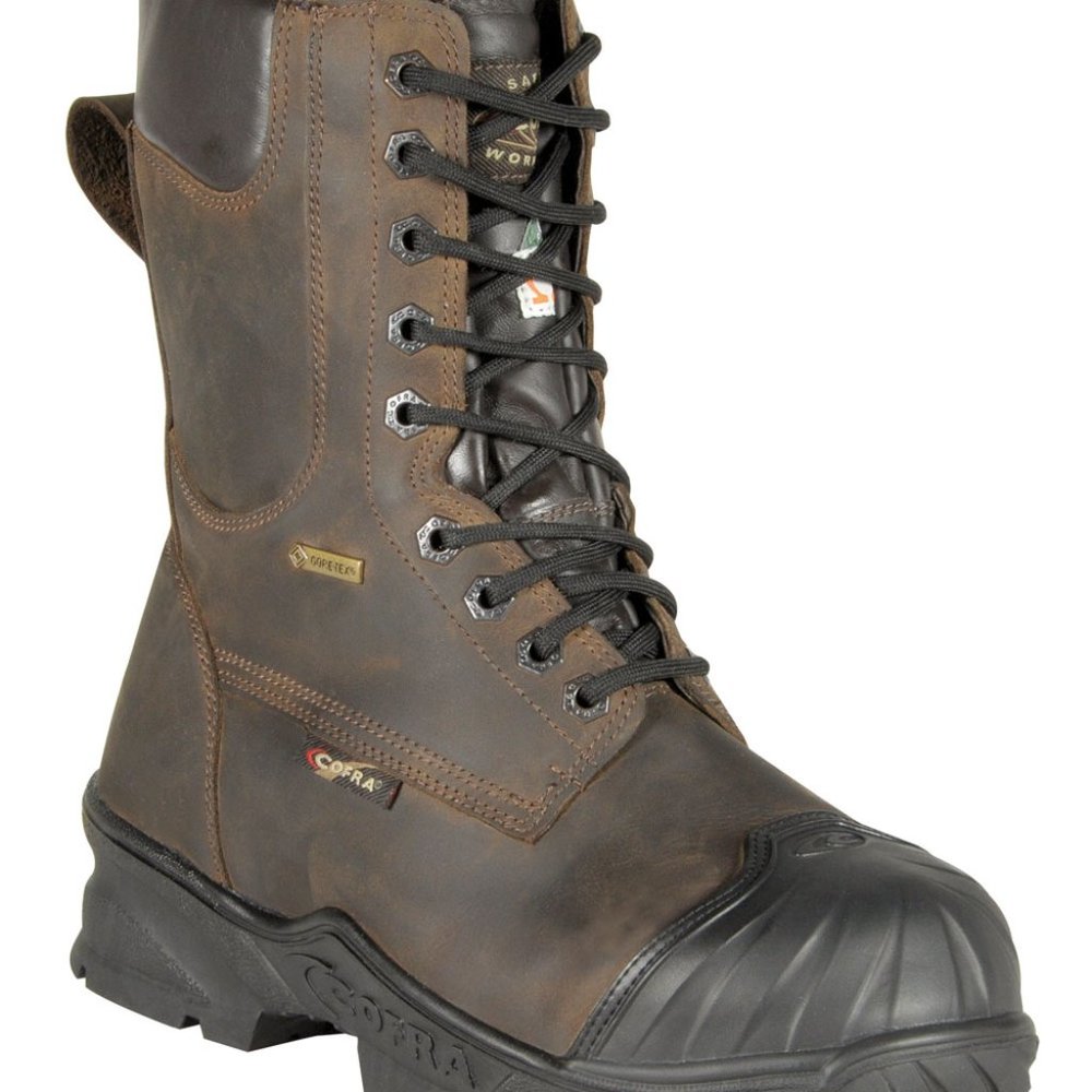 New Mens Cofra ENERGY brown safety boot W width